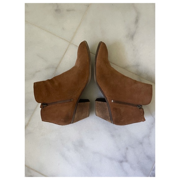 Frye Suede Zip Booties - Judy - 9.5 - Picture 7 of 10